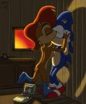 anthro being_watched blue_body blue_fur breasts canon_couple duo eyes_closed female fur hair kiss_on_lips kissing looking_at_another male male/female photo red_hair sunset metal-skotty archie_comics sega sonic_the_hedgehog_(archie) sonic_the_hedgehog_(comics) sonic_the_hedgehog_(satam) sonic_the_hedgehog_(series) julian_robotnik nicole_(computer) sally_acorn sonic_the_hedgehog chipmunk eulipotyphlan ground_squirrel hedgehog mammal rodent sciurid 5:6 absurd_res hi_res