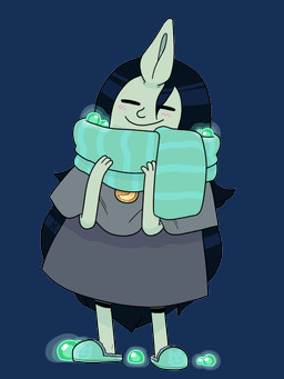 blush clothed clothing dress female footwear hair not_furry scarf shoes slippers smile solo toony discount-supervillain adventure_time cartoon_network the_moon_(adventure_time) humanoid mammal vampire 3:4 alpha_channel digital_media_(artwork)