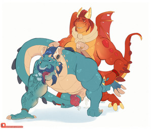 all_fours anal anal_penetration anthro anthro_on_anthro anthro_penetrated anthro_penetrating anthro_penetrating_anthro balls beard biceps blue_body blue_hair blue_scales blush bodily_fluids bracelet claws dominant dominant_male duo facial_hair facial_piercing facial_spikes from_behind_position furgonomic_piercing furgonomics genitals grin hair half-closed_eyes horn horn_piercing intraspecies jewelry looking_down looking_down_at_partner looking_pleasured male male/male male_penetrated male_penetrating male_penetrating_male manly mature_anthro mature_male muscular muscular_anthro muscular_bottom muscular_male muscular_on_muscular muscular_top mustache narrowed_eyes nose_piercing nose_ring penetration penis piercing raised_leg red_body red_hair red_scales ring_piercing scales scarf sex smile spiked_tail spikes spikes_(anatomy) submissive submissive_male tail tan_body tan_scales tattoo tongue tongue_out wings asthmacat activision mythology spyro_reignited_trilogy spyro_the_dragon delbin_(spyro) gavin_(spyro) rescued_dragons_(spyro) dragon mythological_creature mythological_scalie reptile scalie 2021