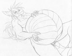 5_fingers abdominal_bulge anthro arm_spikes belly_rub ear_piercing ear_ring fingers hair horn licking licking_lips long_hair lying male on_back oral_vore piercing ridged_horn ring_piercing scaled_underbelly spikes spikes_(anatomy) spiky_hair stripes tongue vore aquadragon35 mythology aquadragon35_(character) dragon mythological_creature mythological_scalie scalie line_art monochrome sketch traditional_media_(artwork)