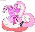 3_heads anthro ball_suck balls big_balls big_breasts big_penis blue_eyes bow_ribbon breasts choker clothing collar duo fellatio female genitals green_eyes huge_balls huge_breasts huge_lips huge_penis hyper hyper_balls hyper_breasts hyper_genitalia hyper_penis jewelry kiss_mark kiss_mark_on_balls kissing lips lipstick lying lying_on_breasts makeup male male/female micro multi_head necklace on_back oral penile penis penis_kissing pink_body pink_penis red_eyes sex size_difference spiked_collar spikes sucking thick_lips nicolaowo toby_art european_mythology greek_mythology mythology hydra_sisters hydra mammal mouse murid murine rodent animated