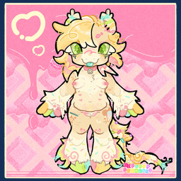 6_nipples anthro belly breasts collar dessert female food green_eyes hooves multi_nipple nipples pink_nipples scar self-harm_scars slightly_chubby slightly_chubby_female xxpuppyprincess kandy_(xxpuppyprincess) equid equine horse mammal pony hi_res