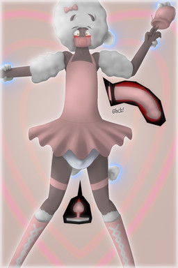 accessory anal anal_penetration anthro ballerina ballet blush bow_ribbon buttplug buttplug_in_ass buttplug_insertion clothed clothing cock_gag crossdressing diaper diaper_bulge dress femboy feminization forced forced_feminization gag hair_accessory hair_bow hair_ribbon handwear horn magic_hands male mittens muzzle_gag object_in_ass penetration plug_(sex_toy) plug_insertion ribbons sex_toy sex_toy_in_ass sex_toy_insertion solo wearing_diaper padlockedpadding bovid caprine mammal sheep 2:3 hi_res