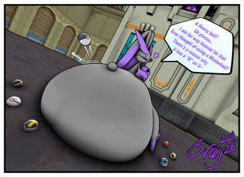 anthro big_butt black_eyewear black_glasses black_sclera border butt dialogue eyebrows eyewear glasses great_ball grey_body grey_ears grey_tail hand_on_butt hand_on_own_butt heart_symbol heavy_ball huge_butt hyper hyper_butt hyper_pear looking_at_viewer looking_back looking_back_at_viewer luxury_ball male monobutt morbidly_obese morbidly_obese_anthro morbidly_obese_male motion_lines obese obese_anthro obese_male open_mouth open_smile outside overweight overweight_anthro overweight_male pokeball premier_ball purple_ears purple_eyebrows purple_eyes purple_inner_ear purple_mouth rear_view scut_tail short_tail smile smiling_at_viewer solo speech_bubble tail talking_to_viewer text ultra_ball white_border bray64 nintendo pokemon bray_(bray64) generation_4_pokemon lagomorph leporid lopunny mammal pokemon_(species) rabbit 2026 3d_(artwork) colored digital_media_(artwork) english_text shaded signature