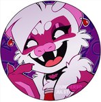 anthro bat_accessory bat_nose black_collar black_sclera cheek_tuft collar eyebrows facial_tuft fangs female open_mouth open_smile pink_inner_ear pink_tongue purple_background simple_background smile solo teeth tongue tuft white_background white_chest white_ears white_eyebrows white_eyes white_face white_head wings universo_julstar mob_entertainment nightmare_critters poppy_playtime rabie_baby_(poppy_playtime) bat mammal hi_res