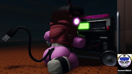 balls big_butt big_penis black_balls black_body black_fur black_penis bulge butt clothing clothing_aside duo electronics female footwear for_a_head forced from_front_position fur gameplay_mechanics gay_to_straight genitals glans green_eyes green_glans green_mouth hat headgear headwear hoodie horn impregnation knee_highs legwear looking_pleasured machine male male/female mating_press muscular muscular_male neck_accessory neck_tuft orientation_play outside_sex panties panties_aside penis pink_body pink_clothing pink_topwear rape red_clothing red_hoodie red_topwear reverse_stand_and_carry_position screen screen_face sex sex_after_cumming shoes shoes_on shoes_without_bottomwear size_difference standing standing_sex status_effect tail television text topwear tuft twitter_handle underwear underwear_aside sootee11 die_of_death forsaken_(roblox) roblox pursuer_(die_of_death) veeronica animate_inanimate humanoid monster object_head pursuer_(species) robloxian robot robot_humanoid screen_head tv_head 16:9 2026 3d_(artwork) 3d_animation animated crossover digital_media_(artwork) hi_res high_framerate long_playtime sound video watermark widescreen