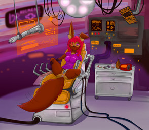 1_artificial_limb 2_missing_limbs alcohol amputee anal_piercing anthro anus assembly beverage brown_body brown_fur chair computer cybernetic_arm cybernetic_eye cybernetic_leg cybernetic_limb cybernetics cyberpunk disability ear_piercing ear_ring electronics female fur furniture genitals hair machine masturbation mechanical_arm medical_instrument missing_all_legs missing_arm missing_leg one_eye_half-closed piercing red_hair ring_piercing scientific_instrument solo surgical_operation vaginal vaginal_masturbation vulva wire miyuka prostokvashino tama-tama canid canine cyborg eurasian_red_squirrel hybrid kangaroo macropod mammal marsupial rodent sciurid tree_squirrel hi_res