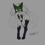 anthro breast_curtains breasts claws clothing female green_legs green_mask hands_on_knees hands_on_legs leaning leaning_forward legwear looking_at_viewer mask pink_eyes smile solo standing stockings quake-1 nintendo pokemon generation_9_pokemon meowscarada pokemon_(species) 1:1 hi_res
