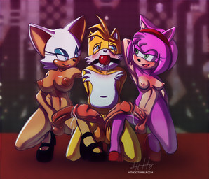 2_penises anthro areola ball_gag balls big_areola bilateral_penetration blue_eyes bodily_fluids bound breast_size_difference breasts brown_body brown_fur crossgender docking dominant dominant_intersex double_urethral erection foreskin front_view ftg_crossgender fti_crossgender fur gag gagged genitals green_eyes group gynomorph gynomorph/male gynomorph_penetrating half-closed_eyes humanoid_genitalia humanoid_penis intersex intersex/male intersex_penetrating kneeling long_foreskin male mature_anthro mature_gynomorph mature_intersex multi_genitalia multi_penis multicolored_body multicolored_fur narrowed_eyes nipples orange_body orange_fur penetration penile penile_penetration penis penis_in_penis pink_body purple_body purple_fur sex submissive submissive_male tears two_tone_body two_tone_fur unretracted_foreskin urethral urethral_penetration white_body white_fur hithog sega sonic_the_hedgehog_(series) amy_rose miles_prower rouge_the_bat bat canid canine eulipotyphlan fox hedgehog mammal