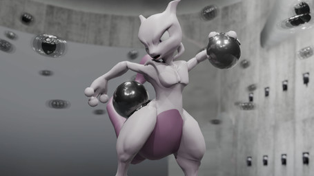 3_fingers ambiguous_gender anthro fingers inside kronos_unveiled latex liquid_latex machine multicolored_body purple_eyes purple_tail solo standing surprised tail trap_(contrivance) turret two_tone_body alexian_(artist) disney nintendo pixar pokemon the_incredibles generation_1_pokemon legendary_pokemon mewtwo pokemon_(species) 16:9 2026 3d_(artwork) blender_(artwork) blender_cycles_(artwork) digital_media_(artwork) hi_res widescreen