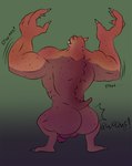 anthro body_size_growth daemon_ritus genitals growth male muscle_growth penis size_transformation solo transformation americananomaly_(artist) hanna-barbera scooby-doo:the_movie scooby-doo_(series) scrappy-doo canid canine canis domestic_dog mammal hi_res