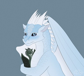 blue_body blue_eyes blush blush_lines body_pillow eye_bags feral horn male membrane_(anatomy) membranous_wings pillow shy solo wings lattelamb european_mythology mythology wings_of_fire moonwatcher_(wof) winter_(wof) dragon icewing_(wof) mythological_creature mythological_scalie nightwing_(wof) scalie western_dragon hi_res