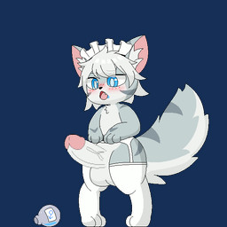 balls big_balls big_penis erection femboy garter_belt garter_straps genitals glans huge_balls huge_penis humanoid_genitalia humanoid_penis male penis potion solo milkis2000 changed_(video_game) domestic_cat felid feline felis mammal 1:1 animated