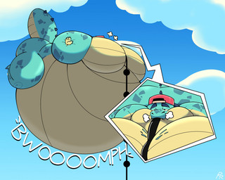 air_inflation anthro backwards_hat balloon belly big_belly blue_sky body_inflation clothing cloud floating gradient_background hat headgear headwear hose hose_in_mouth hose_inflation huge_belly inflatable inflation male puffed_cheeks simple_background sky solo sound_effects sunken_limbs text randomheck randomrusso pump_(massiveguild) crocodile crocodilian reptile scalie 2025 english_text hi_res