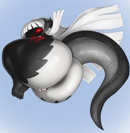 anus anus_peek big_butt big_tail butt butt_focus female hair horn looking_at_viewer low-angle_view maebari red_eyes scales shortstack solo tail white_hair darkafterdark mythology aft animal_humanoid dragon dragon_humanoid humanoid mythological_creature mythological_scalie scalie hi_res