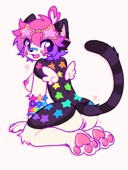 3_toes ahoge anthro areola bangs black_nose blush bracelet breasts butt eyewear eyewear_on_head feet female fur genitals glasses glasses_on_head hair heart_symbol jewelry looking_at_viewer multicolored_body multicolored_fur nipples open_mouth pawpads pink_areola pink_nipples pink_pawpads rear_view simple_background sitting solo tail toes vulva white_background white_wings wings kingsillysmilez sillyband_(kingsillysmilez) domestic_cat felid feline felis mammal 2024 3:4 colored colored_sketch digital_drawing_(artwork) digital_media_(artwork) flat_colors hi_res sketch trans_(lore) trans_man_(lore)