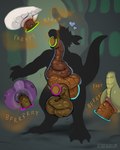 abdominal_bulge ambiguous_gender anthro anus balls bulging_testicles excessive_feces faceless_character facial_piercing fart feces feces_in_ass feces_in_mouth feces_in_testicles gag genitals group heart_symbol inflation male nose_piercing nose_ring piercing pooping portal portal_gag portal_ring ring_piercing scat_inflation scatplay standing tail thinking_with_portals oddbird kobold scalie colored hi_res