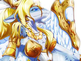 anthro armor blue_eyes bracers dragon feathered_wings female fur furred_dragon hair horn looking_at_viewer necklace princess royalty saffira_queen_of_dragons solo wings yoma yu-gi-oh 竜姫神サフィラ
Rating: Safe
Score: 12
User: voldosbt
Date: May 12, 2014 anthro armor blue_eyes bracers dragon feathered_wings female fur furred_dragon hair horn looking_at_viewer necklace princess royalty saffira_queen_of_dragons solo wings yoma yu-gi-oh 竜姫神サフィラ
Rating: Safe
Score: 12
User: voldosbt
Date: May 12, 2014