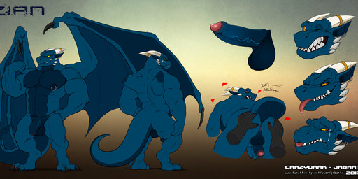 anthro balls blue_balls blue_body blue_penis blue_wings butt cheek_spikes color_swatch duo erection facial_spikes flaccid foreskin front_view genitals grin horn humanoid_genitalia humanoid_penis male membrane_(anatomy) membranous_wings muscular muscular_anthro muscular_male narrowed_eyes nude penis rear_view smile spikes spikes_(anatomy) spread_butt spreading standing text tongue tongue_out vein veiny_penis white_horn wings crazydrak mythology arzian_usire dragon mythological_creature mythological_scalie scalie 2017 artist_name dated hi_res model_sheet url