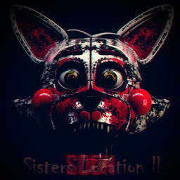 ambiguous_gender anthro black_background dirty front_view glistening glistening_body looking_at_viewer machine open_mouth sharp_teeth simple_background solo teaser teeth text title white_body yellow_eyes qutiix_(artist) qutiix_(modeler) five_nights_at_freddy's scottgames sister_location funtime_foxy_(fnaf) animatronic canid canine fox mammal robot robot_anthro 1:1 2016 3d_(artwork) digital_media_(artwork) english_text headshot_portrait icon portrait