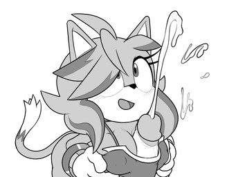 anthro big_breasts big_penis bottomless breast_play breasts clothed clothed_anthro clothed_female clothed_sex clothing dominant dominant_female duo female female_anthro genitals gloves handwear huge_breasts huge_penis orgasm penis sex squirting_cum titfuck titfuck_under_clothes 4chan_anon sega sonic_the_hedgehog_(series) vtuber fan_character nicole_the_cat spd64 domestic_cat felid feline felis human mammal digital_media_(artwork) monochrome