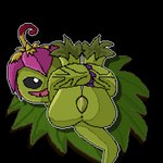 anthro anus butt female feral flower genitals hugging_legs plant pussy smile solo lawealewd bandai_namco digimon digimon_adventure digimon_(species) humanoid palmon 1:1 alpha_channel digital_media_(artwork) hi_res pixel_(artwork)