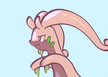 ambiguous_gender biped black_eyes blue_background eyelashes facial_markings feral green_markings green_spots head_markings markings multicolored_body multicolored_skin purple_body rawr side_view simple_background slime solo spots two_tone_body two_tone_skin white_sclera momensarada mythology nintendo pokemon dragon generation_6_pokemon goodra mythological_creature mythological_scalie pokemon_(species) scalie 2023 colored headshot_portrait portrait