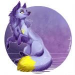 4_toes ambiguous_gender black_nose black_pawpads feet feral fur grey_body grey_fur pawpads paws solo toes yellow_eyes silvermoonfox canid canine fox mammal 1:1 2019 digital_media_(artwork)