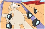 anthro border camera embarrassed featureless_crotch floating_object fur looking_down male mortified nude null photo solo tan_body tan_fur white_border x231_(artist) nickelodeon rocko's_modern_life rocko_rama macropod mammal marsupial wallaby