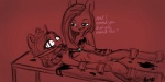 anthro ball_gag bdsm blood bondage bound cuts duo equine female friendship_is_magic gag gore grimdark hannahugs horn horse knife lil_miss_rarity masochism my_little_pony pinkamena_(mlp) pinkie_pie_(mlp) pony pussy rarity_(mlp) restrained torture unicorn
Rating: Explicit
Score: 2
User: hannahugs
Date: October 14, 2012