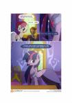 absurd_res border comic dialogue doctor_whooves_(mlp) earth_pony english_text equid equine feathered_wings feathers female feral friendship_is_magic gashiboka group hasbro hi_res horn horse male mammal my_little_pony mythological_creature mythological_equine mythology pony rose_(mlp) text twilight_sparkle_(mlp) url white_border winged_unicorn wings