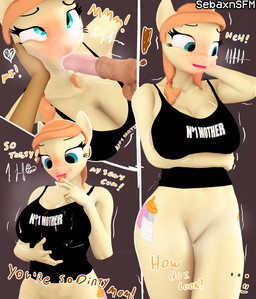 animal_genitalia animal_penis anthro anthrofied asking asking_for_opinion asking_how big_breasts bottomless breasts clothed clothing duo equine_genitalia equine_penis fellatio female genitals heart_symbol male male/female mature_female oral penile penis question sex shirt solo_focus topwear vowelless vowelless_vocalization vulva sbxn friendship_is_magic hasbro my_little_pony button_mash_(mlp) cream_heart equid equine mammal 3d_(artwork) digital_media_(artwork) incest_(lore) mother_(lore) mother_and_child_(lore) mother_and_son_(lore) parent_(lore) parent_and_child_(lore) parent_and_son_(lore) son_(lore)