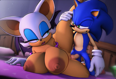 anthro anthro_on_anthro anthro_penetrated anthro_penetrating anthro_penetrating_anthro anthro_penetrating_female areola armwear balls bat_wings bed bedroom bedroom_sex big_areola big_breasts big_nipples big_penis blue_body blue_eyeshadow bodily_fluids breasts chaos_emerald clitoral_hood clothed clothing duo elbow_gloves erection eye_contact eyeshadow fangs female female_penetrated footwear furniture gem genital_fluids genitals gloves green_eyes handwear huge_breasts interspecies leg_over_shoulder looking_at_another lying makeup male male/female male_penetrating male_penetrating_anthro male_penetrating_female membrane_(anatomy) membranous_wings nipples nude on_bed on_side open_mouth penetration penile penile_penetration penis penis_in_vagina raised_leg sex shoes smile tail teal_eyes teeth thick_thighs tongue vaginal vaginal_fluids vaginal_penetration vulva wings unknown_artist sega sonic_the_hedgehog_(series) rouge_the_bat sonic_the_hedgehog bat eulipotyphlan hedgehog mammal 3d_(artwork) cel_shading digital_media_(artwork) shaded source_request