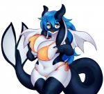 2018 anthro aquarius_(scalier) belly big_breasts bikini blue_hair breasts cetacean clothing dolphin dragon female hair hand_on_breast holding_breast horn huge_breasts hybrid looking_at_viewer mammal marine mythological_creature mythological_scalie mythology nipple_outline nipples non-mammal_breasts oceanic_dolphin open_mouth orca overweight overweight_anthro overweight_female raikissu scalie slightly_chubby solo swimwear tail teeth thick_thighs tongue toothed_whale wide_hips wings