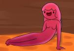 :d breasts featureless_breasts featureless_crotch feet female lying not_furry nude on_side outside slime smile solo cheesycoke slime_rancher goo_creature goo_humanoid humanoid pink_slime_(slime_rancher) slime_(slime_rancher) absurd_res hi_res