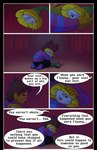 absolutedream absurd_res bodily_fluids comforting comic comment_chain crying dialogue elemental_creature embrace english_text flora_fauna flowey_the_flower frisk_(undertale) hi_res hug human mammal plant tears text undertale undertale_(series)