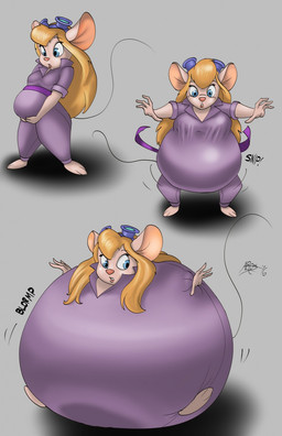 anthro belly belly_expansion big_belly body_inflation clothed clothing expansion female huge_belly hyper hyper_belly hyper_inflation immobile inflation simple_background solo spherical_inflation lordaltros chip_'n_dale_rescue_rangers disney gadget_hackwrench mammal murid murine rodent 2016 hi_res