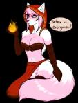 anthro biped breasts clothed clothing female fire genitals hair long_hair looking_at_viewer magic magic_user pussy simple_background skimpy solo standing transparent_background porin dark_souls fromsoftware desert_sorceress orchid_(drofgod969) canid canine mammal 2014 alpha_channel detailed digital_media_(artwork)