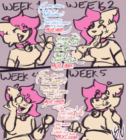 anthro belly collar dialogue double_chin eating eyes_closed female food fries guilt holding_food holding_fork holding_object obese obese_anthro obese_female overweight overweight_anthro overweight_female pizza solo timeline weight_gain lewd_supernova nova_(lewdsupernova) domestic_cat felid feline felis mammal hi_res sketch