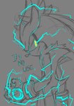 anthro chest_tuft evil_grin grin half-closed_eyes it's_no_use looking_at_viewer male narrowed_eyes side_view smile smug smug_face solo standing telekinesis text tuft yellow_eyes azurejinto sega sonic_the_hedgehog_(series) silver_the_hedgehog eulipotyphlan hedgehog mammal 2017 absurd_res digital_drawing_(artwork) digital_media_(artwork) english_text flat_colors hi_res monochrome signature