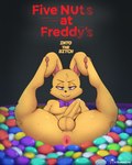 anthro anus ball_pit balls big_butt blush bodily_fluids butt cum fur genital_fluids genitals huge_butt legs_up looking_at_viewer lying male nipples nude penis simple_background smile smiling_at_viewer solo teeth text thick_thighs yellow_body elkomodito five_nights_at_freddy's into_the_pit scottgames spring_bonnie_(fnaf) lagomorph leporid mammal rabbit 2023 absurd_res digital_media_(artwork) english_text hi_res