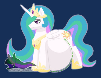 belly big_belly blush crown cutie_mark feathered_wings feathers female feral hair headgear hoof_shoes hooves horn huge_belly multicolored_hair onomatopoeia overweight regalia smile solo sound_effects tail text vore wings arceus_tummy friendship_is_magic hasbro my_little_pony mythology princess_celestia_(mlp) equid equine horse mammal mythological_creature mythological_equine pony winged_unicorn alpha_channel lineless