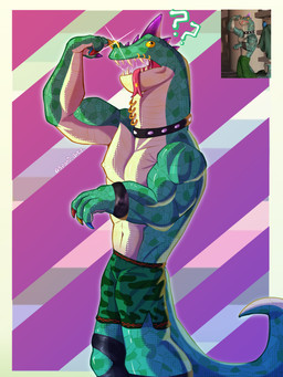 abs anthro armband basketball_uniform bottomwear clothed clothing collar facial_piercing male muscular muscular_male nose_piercing pecs piercing scales shorts solo spikes spikes_(anatomy) sportswear tail tongue tongue_out tongue_piercing topless topless_male uniform seanthederg goat_(movie) modo_olachenko komodo_dragon lizard monitor_lizard reptile scalie 3:4 absurd_res hi_res