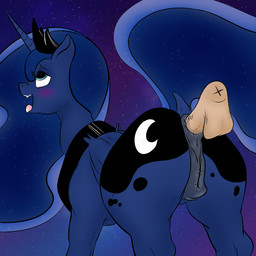 all_fours anal anal_penetration anatomically_correct anatomically_correct_pussy animal_genitalia anus bestiality big_butt blue_eyes blue_fur blue_hair butt colored cum cutie_mark disembodied_penis doggystyle doppelgänger drooling equine equine_pussy faceless_male female feral friendship_is_magic from_behind fucked_silly fur hair horn horse interspecies looking_up male mammal muh-arts my_little_pony open_mouth penetration penis plain_background pony princess princess_luna_(mlp) pussy royalty saliva sex standing straight tiara tongue tongue_out vein wide_hips winged_unicorn wings
Rating: Explicit
Score: 28
User: lemongrab
Date: January 05, 2014
