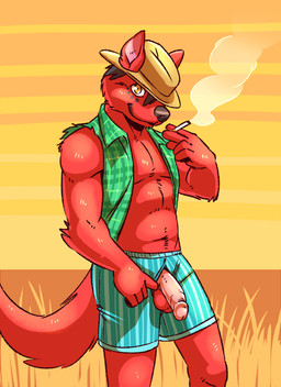 anthro balls biceps big_muscles black_hair boxers canine cigarette circumcised clothing flaccid fur grass hair hat looking_at_viewer male mammal muscles open_shirt outside penis penis_through_fly poking_out red_fur seaside_(artist) shirt smile smoke solo standing underwear wolf
Rating: Explicit
Score: 18
User: Hardstyle_Chris
Date: October 29, 2013 anthro balls biceps big_muscles black_hair boxers canine cigarette circumcised clothing flaccid fur grass hair hat looking_at_viewer male mammal muscles open_shirt outside penis penis_through_fly poking_out red_fur seaside_(artist) shirt smile smoke solo standing underwear wolf
Rating: Explicit
Score: 18
User: Hardstyle_Chris
Date: October 29, 2013