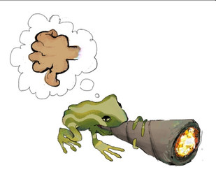 ambiguous_gender cigarette drugs feral gesture hand_gesture marijuana simple_background smoking solo thumbs_down white_background naggingatlas electronic_arts maxis_(ea) sims_4 the_sims amphibian frog