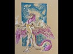 anthro barbel_(anatomy) breasts claws feathered_wings feathers featureless_breasts featureless_crotch female fur hair horn nude pink_body pink_feathers pink_fur pink_hair solo standing tail white_body white_feathers white_fur wings heather_bruton mythology dragon eastern_dragon furred_dragon furred_scalie mythological_creature mythological_scalie scalie 2023 4:3 hi_res