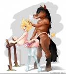abdominal_bulge abs animal_genitalia anthro balls bent_over big_breasts black_hair blonde_hair breasts cervical_penetration cum cum_in_pussy cum_in_uterus cum_inside equine erection feline female from_behind fucked_silly green_eyes hair horsecock internal lactating male mammal mazzacho milk nipples nude open_mouth penetration penis saliva sex standing straight vaginal vaginal_penetration
Rating: Explicit
Score: 14
User: Ample_Bovine
Date: December 27, 2013