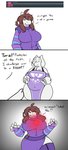 alternate_species anthro ask_blog big_breasts boss_monster_(undertale) bovid breasts brown_hair caprine clothed clothing comic duo english_text female frisk_(undertale) fur goat hair heart_symbol hi_res horn huge_breasts long_ears long_hair mammal mature_anthro mature_female ring robertge simple_background surprise text toriel undertale undertale_(series) white_background white_body white_fur wide_hips
