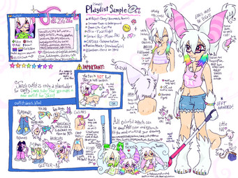 album album_reference anthro armpit_hair barefoot big_ears bisexual_pride_colors black_clothing black_shirt black_topwear blue_bottomwear blue_clothing blue_shorts body_hair bottomwear bra breasts cat_slippers chest_hair clothed clothed_anthro clothing collar coontail_hair crop_top denim denim_bottomwear denim_clothing denim_shorts devil_horns_(gesture) disk ear_tuft eyes_closed eyewear feet female female_anthro female_feral feral freckles fully_clothed fully_clothed_anthro fungus fur gesture glasses green_clothing green_crop_top green_hair green_inner_ear green_shirt green_t-shirt green_topwear hair hairless hand_gesture happy_trail heart_symbol information jewelry kerchief leash lgbt_pride multicolored_hair multicolored_kerchief multicolored_neckerchief mushroom navel neckerchief necklace neckwear nonbinary_pride_colors open_mouth open_smile oversized_bottomwear oversized_clothing oversized_pants pajamas pants partially_hairless pawpads pink_bottomwear pink_bra pink_clothing pink_collar pink_crop_top pink_eyes pink_hair pink_inner_ear pink_nose pink_pants pink_pawpads pink_shirt pink_topwear pink_underwear pride_colors purple_inner_ear rainbow_claws rainbow_hair rainbow_kerchief rainbow_neckerchief shirt shorts smile solo t-shirt tail tail_tuft tan_body tan_skin text topwear tuft underwear white_body white_ears white_fur white_hair y2k_(fashion) y2k_(graphic_design) chatoyancy nintendo pokemon jazz_(chatoyancy) canid canine canis chinese_crested chinese_crested_dog domestic_dog generation_1_pokemon hairless_dog legendary_pokemon mammal mew_(pokemon) pokemon_(species) toy_dog 2024 4:3 character_name digital_drawing_(artwork) digital_media_(artwork) english_text full-length_portrait hi_res model_sheet multiple_images portrait nonbinary_(lore)
